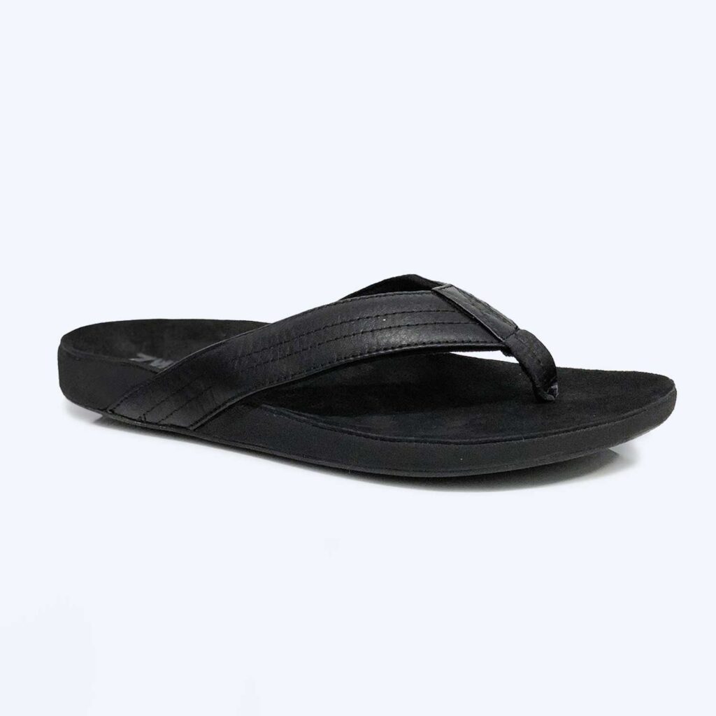 A single tan 'Byron' men's flip-flop sandal with a textured strap and flat sole, displayed on a plain light background.