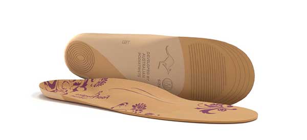 Fashion shoe insole for plantar fascitis and metatarsalgia
